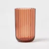 16oz Plastic Ribbed Tall Tumbler