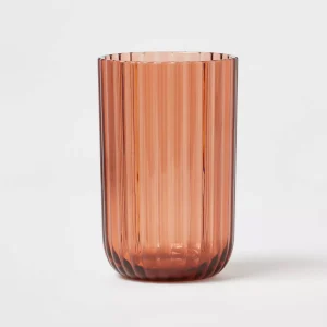 16oz Plastic Ribbed Tall Tumbler