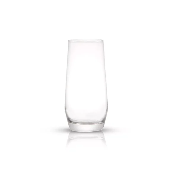JoyJolt Gwen Highball Glasses - Set of 4 Drinking Glasses Cocktail Glassware - 18oz