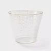 20ct Plastic Stemless Wine Glasses Gold