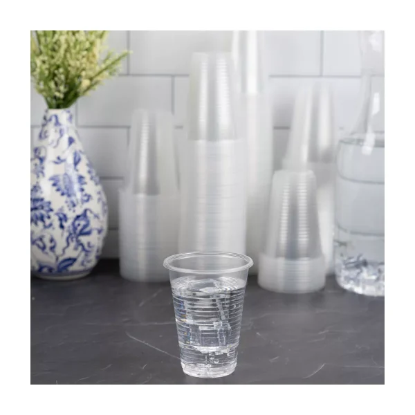 Clear Plastic Disposable Cups – Cold Drink Tumblers for Parties, Events & Everyday Use