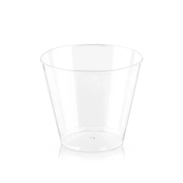 True Party Plastic Cups, Disposable Drinkware - Drinking Tumblers for Cocktails and Wine - 5oz Set of 40